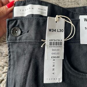 Topman Black Skinny Jeans